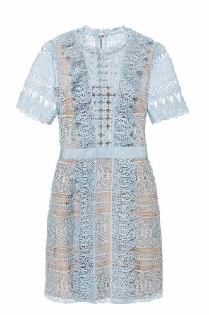 Lace-trimmed dress, zdjęcie 1 Lace-trimmed dress od Self Portrait